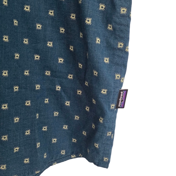 Patagonia Men's Go To Patterned Button Up Shirt Size Small - Picture 4 of 5